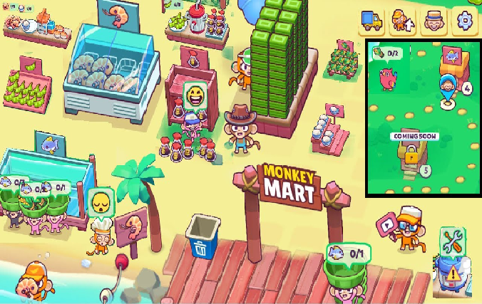 Monkey Mart gameplay
